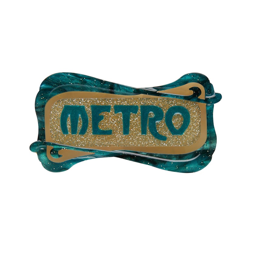 Erstwilder “Paris Métro” Brooch – Paris Holiday Collection