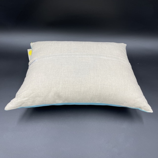 Alfabetti Blue Cushion