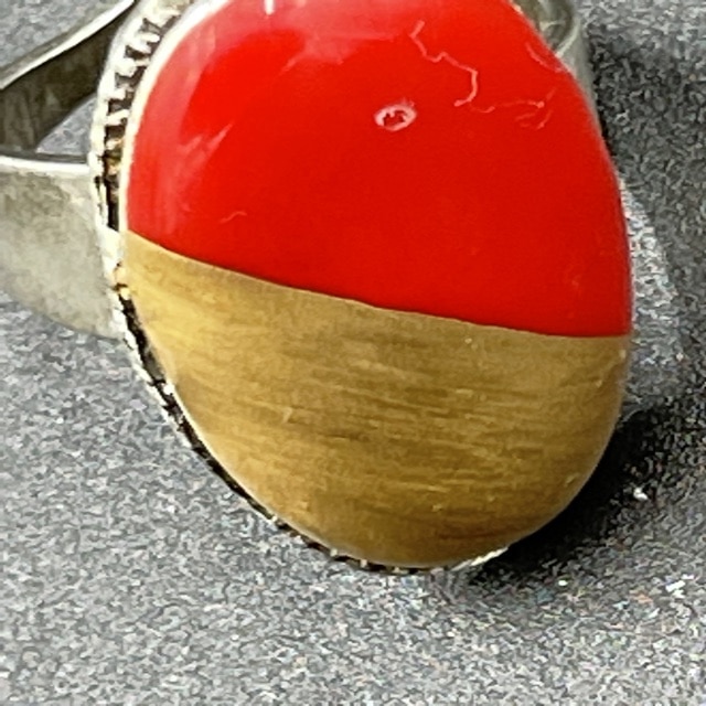 Taratata Red & Gold Ring
