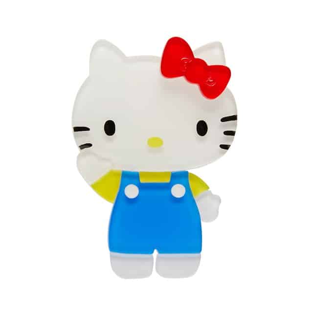 Erstwilder x Hello kitty Meet Kitty White Brooch New