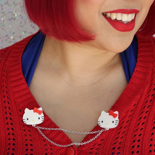 Erstwilder Hello Kitty Cardigan Clips.