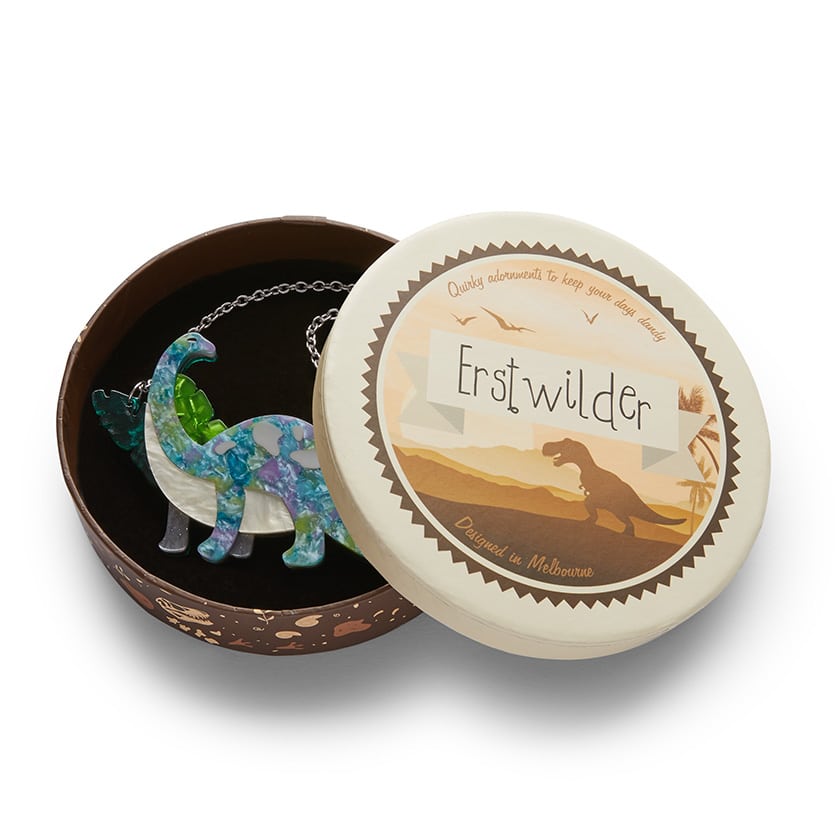 Erstwilder – I’ll Be Brach Necklace (Blue,Green,Purple)