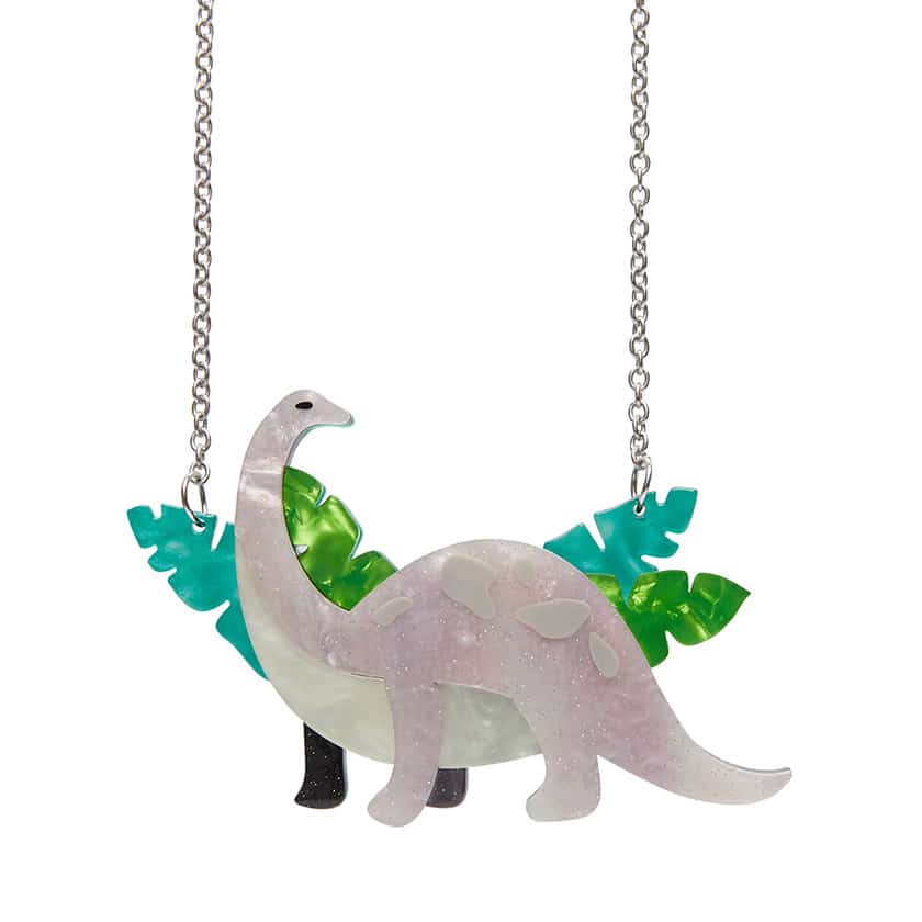 Erstwilder – I’ll Be Brach Necklace (Purple,Green)