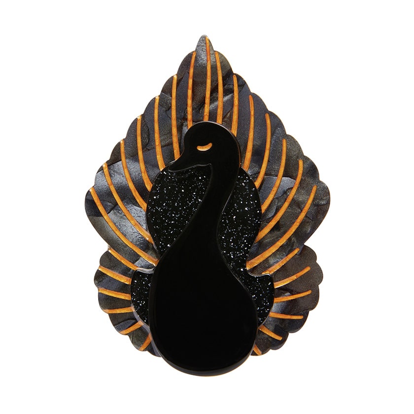 Erstwilder Ailes Noires Brooch