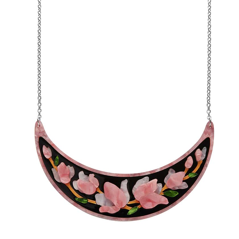 Erstwilder Steel Magnolias Necklace (Pink)