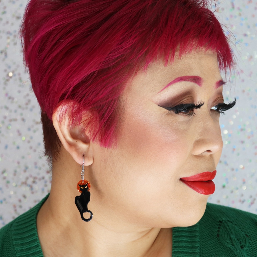 Erstwilder Le Chat Noir Earrings
