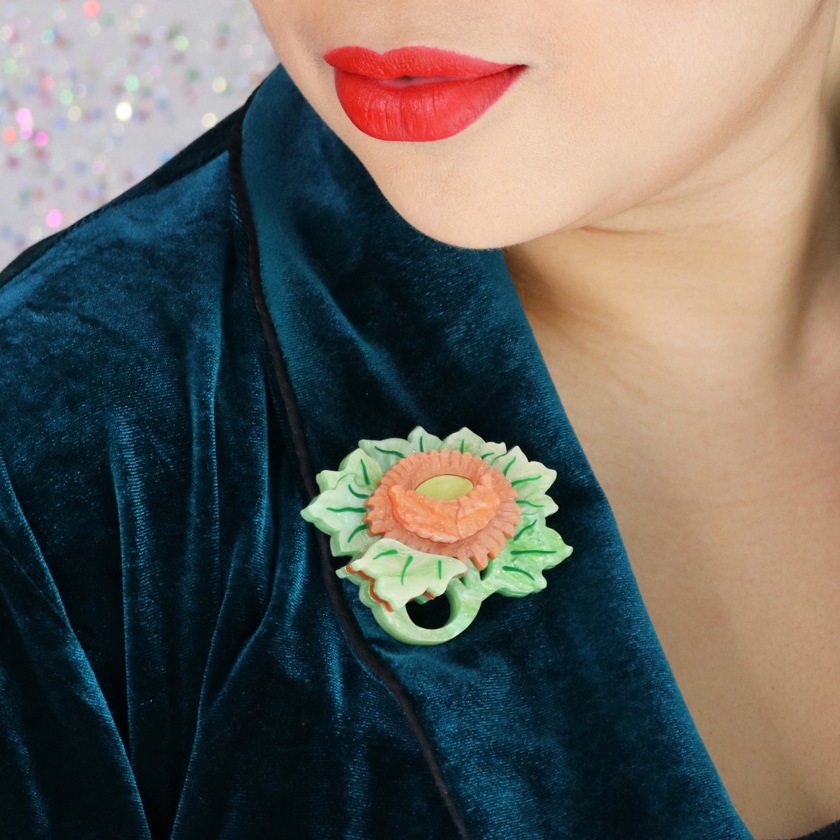 Erstwilder November Reign Brooch