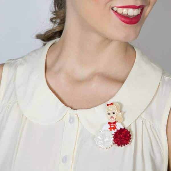 Erstwilder Go Rydell Brooch