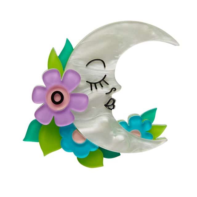 Erstwilder x Mimsy “La Lune” Brooch – Cute & Spooky Collection 2021