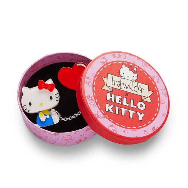 Hello Kitty Balloon Heart Brooch – Erstwilder x Sanrio
