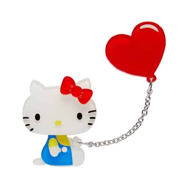 Hello Kitty Balloon Heart Brooch – Erstwilder x Sanrio