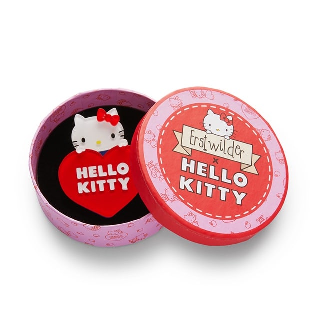 Hello Kitty Heart Brooch – Erstwilder x Sanrio