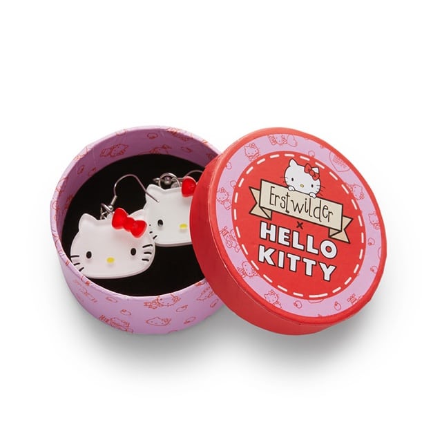 Hello Kitty Earrings – Erstwilder x Sanrio Resin Jewellery (Made in Melbourne)