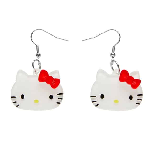 Hello Kitty Earrings – Erstwilder x Sanrio Resin Jewellery (Made in Melbourne)