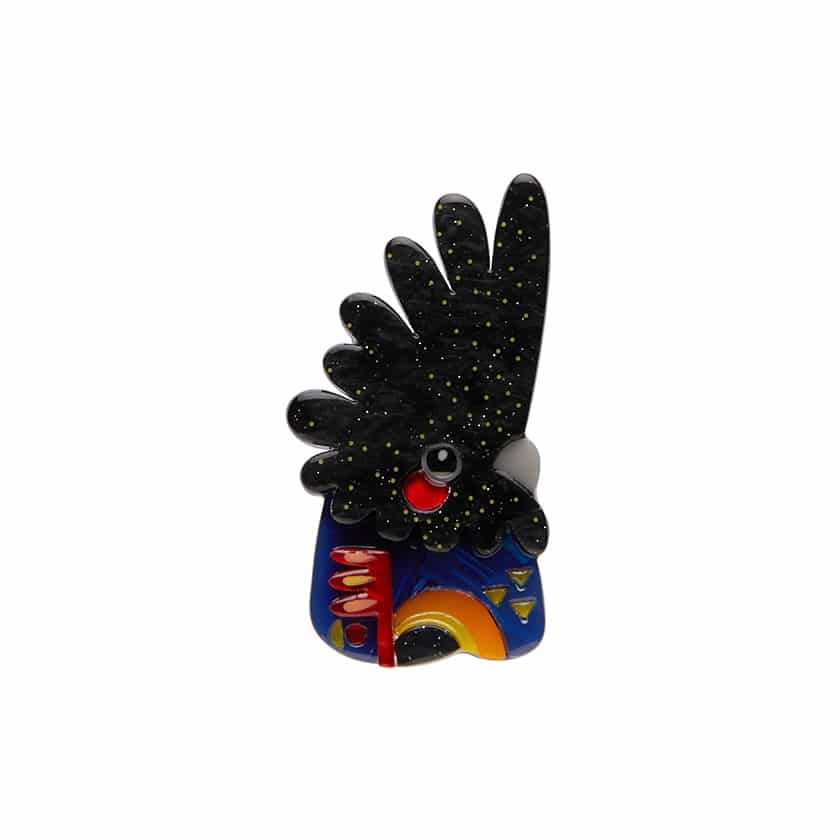Erstwilder Rare Red-Tail Cockatoo Brooch – Pete Cromer (2021)